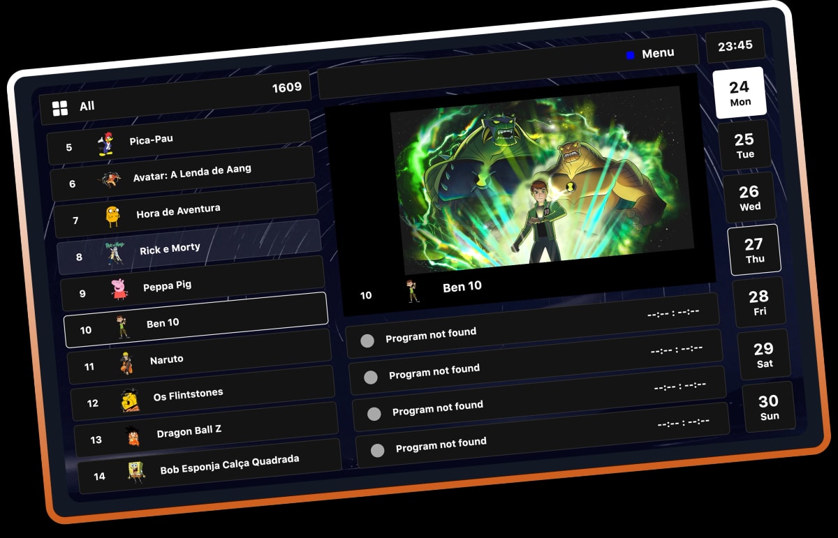 Stream Xtream channel guide